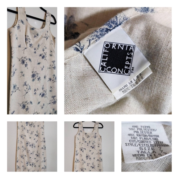 California Concepts | Floral Maxi Market Dress - Picture 2 of 8